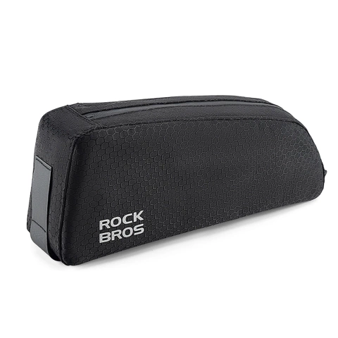 Torba rowerowa Rockbros 0,9 l wodoodporna  na ramę górną rurę – czarna