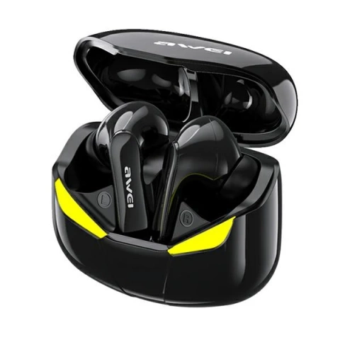 AWEI Bluetooth 5.0 T35 TWS Gaming-Headset-Dockingstation Schwarz