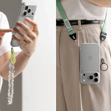 Etui Ochronne do iPhone 17 Pro Ringke Air Glitter Clear