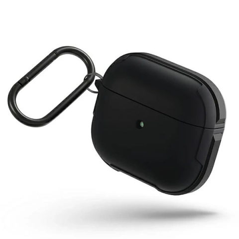 Etui ochronne na słuchawki UNIQ etui Valencia do Apple AirPods 3 czarny/midnight black Antimicrobial