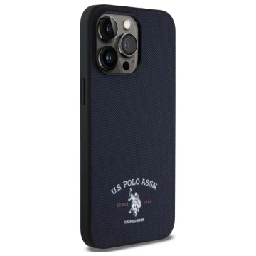 Etui do iPhone 15 Pro Max US Polo Printed DH Logo Granatowe