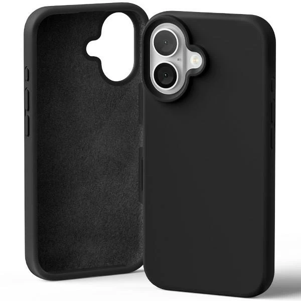 Mercury Silikonhülle für iPhone 16 6,1" Schwarz