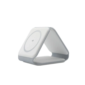 Ecobox MagSafe 15W Induktives Ladegerät Weiß 3in1