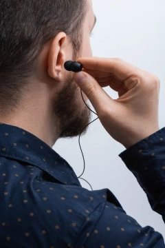 Kabellose Bluetooth 5.3 Forcell F-Audio Drive EarBud schwarz Schwarz