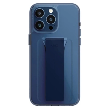 Etui do iPhone 15 Pro UNIQ Heldro Mount Grip Stand Niebieskie
