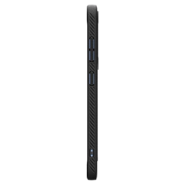 Etui für Samsung Galaxy S25 Mattschwarz Spigen Rugged Armor Mag MagSafe