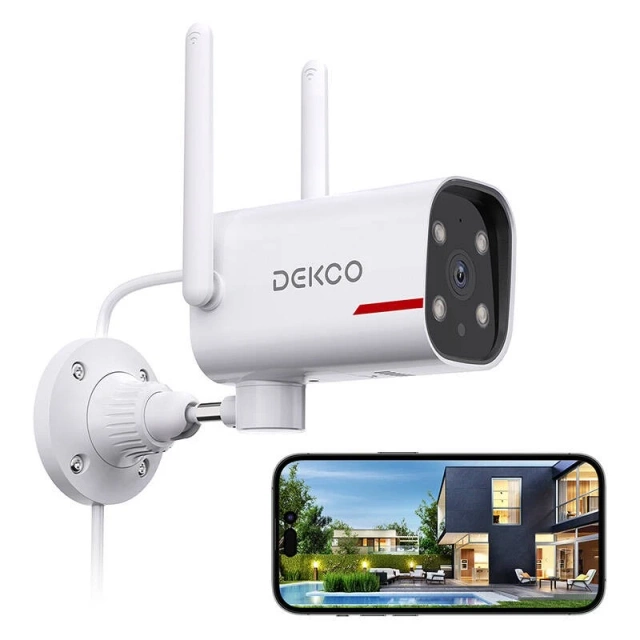 DEKCO DC4L 2K QHD 270° WiFi-Außenkamera