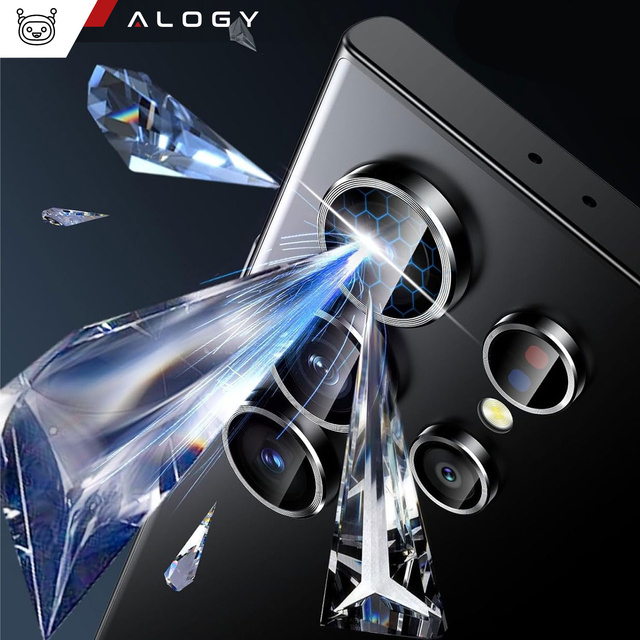 Szkło do Samsung Galaxy S24 Ultra nakładka na aparat obiektyw obiektywy aparatu Alogy Lens Protector PRO+ osłona ochronna