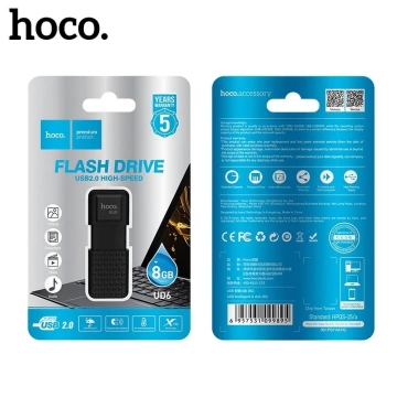 HOCO Pendrive UD6 8GB USB 2.0 Kompaktowy, Trwały, Wygodny w Użyciu