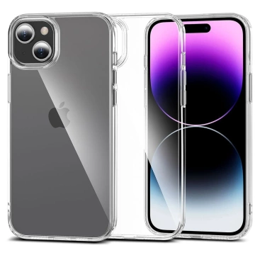 Hülle Flexair Hybrid für Apple iPhone 15 Plus Clear