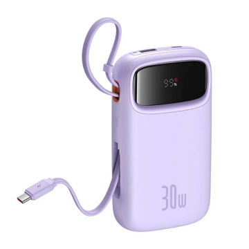 Powerbank Baseus QPow 2 20000 mAh 30 W 2xUSB-C Lila