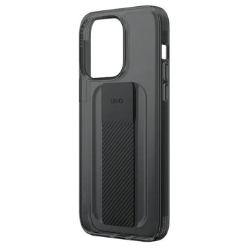 Etui UNIQ Heldro Mount do iPhone 14 Pro 6,1" szary/vapour smoke