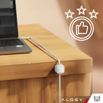 HUB-Splitter Alogy-Adapter für Computer-Laptop mit USB-C auf 3x USB-A 2.0 1x USB-A 3.0 Grau