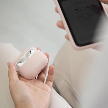 UNIQ Hülle Lino AirPods Pro Silikon mint / mintgrün