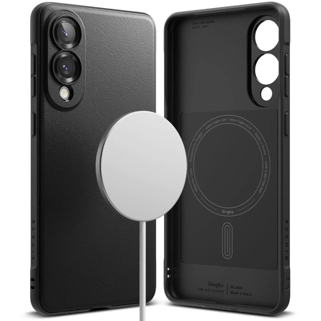 Etui do Samsung Galaxy S25 Edge Ringke Onyx Magnetic MagSafe Czarny