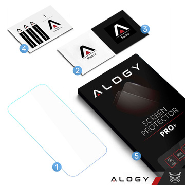 Gehärtetes Glas für Samsung Galaxy A35/A55 5G Displayschutzglas 9H Alogy Pro