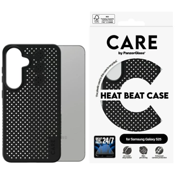 Etui CARE do Samsung Galaxy S25 by PanzerGlass Feature Case Czarny