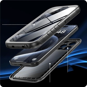 Shellbox IP68 Hülle für Samsung Galaxy S24 Ultra Schwarz