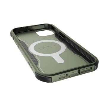 Raptic Fort Case iPhone 14 Pro Max mit gepanzerter MagSafe-Hülle grün