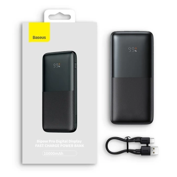 Baseus Bipow Pro Power Bank 10000mAh 20W weiß mit USB Typ A - USB Typ C 3A 0,3m Kabel (PPBD040202)