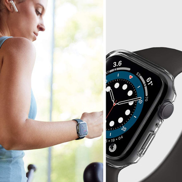 Etui Spigen Thin Fit für Apple Watch Series 4/5/6/SE 40 mm Crystal Clear