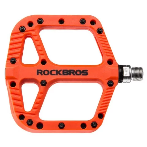 Pedały do roweru platformowe Rockbros 2018-12AOR Pomarańczowe