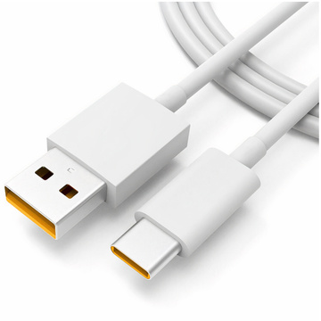 Oppo DL136 Supervooc Superschnelles USB-auf-USB-C-Typ-C-Kabel, 65 W, 1 m, Weiß