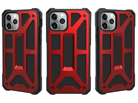 Etui UAG Urban Armor Gear Monarch für iPhone 11 Pro Crimson Red Leather