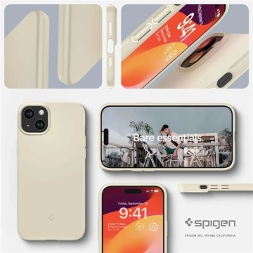 Spigen Thin Fit Hülle für Apple iPhone 15 Plus – Beige