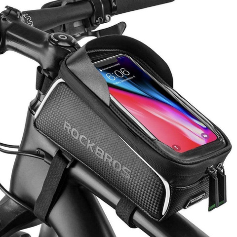 Tasche, Fahrradhalter RockBros 017-1BK, Packtasche für ein Fahrrad, am Rahmen Schwarz
