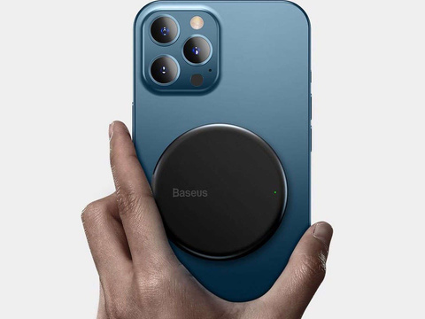 Baseus Magnetisches Qi-Ladegerät für iPhone 12 15W Schwarz