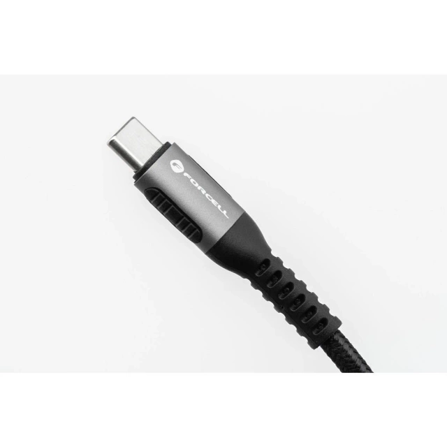 Kabel USB-C do Lightning 27W 1,2m Nylon Forcell Aluminiowy iPhone iPad