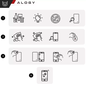 Alogy 9H gehärtetes Glas für den Bildschirm für iPad Air 4 2020 / Air 5 2022 / iPad Pro 11 2018/2020/2021