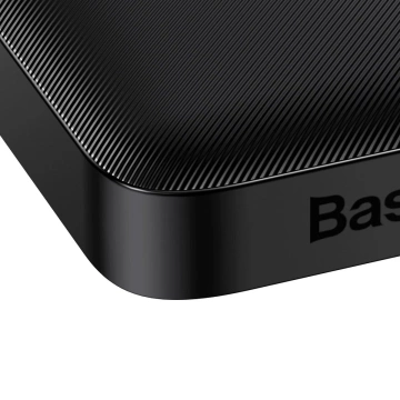 Powerbank mit Display Baseus Bipow 10000mAh 15W schwarz (Overseas Edition) USB-A - Micro USB Kabel 0,25m schwarz (PPBD050001)