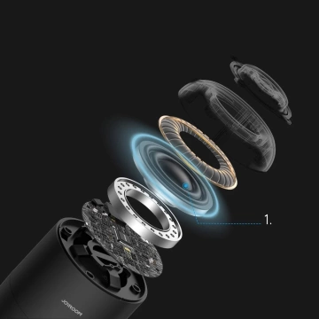 Joyroom 5W Tragbarer kabelloser Bluetooth-Lautsprecher Schwarz (JR-ML01)