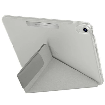 Etui na tablet UNIQ Camden do Pad 11 gen. (2025) / iPad 10 gen. (2022) szary/grey fossil Antimicrobial