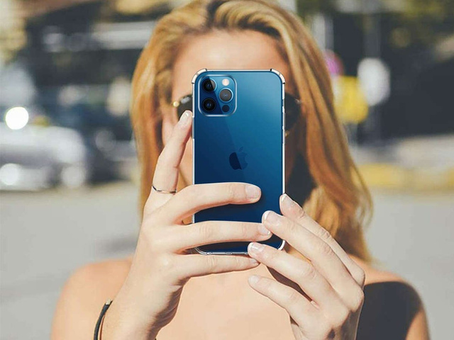 Etui pancerne ShockProof Alogy do Apple iPhone 12/ 12 Pro przezroczyste