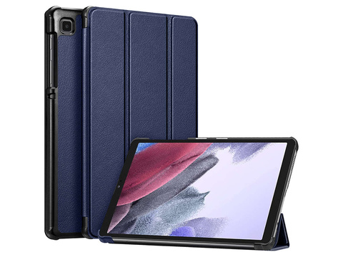 Flip Case Alogy Book Cover für Galaxy A7 Lite 8.7 T220 / T225 Marineblaues Glas
