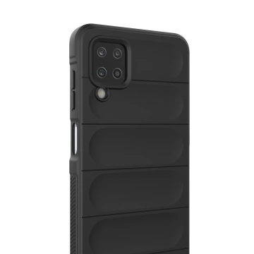 Magic Shield Case Hülle für Samsung Galaxy A12 flexible gepanzerte Hülle schwarz