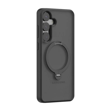 Schutzhülle für Samsung Galaxy S25, Schwarz, Torras Ostand Spin Series