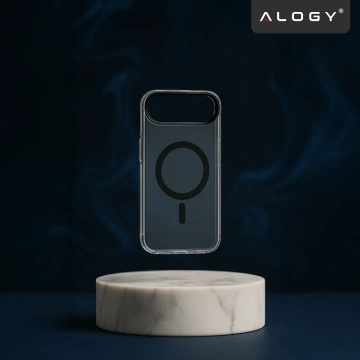 Apple iPhone 17 Air Hülle – Matte MagSafe-Hülle mit Linsenschutz, schlank und kratzfest, perfekte Passform – Alogy Skinny MatteCase™ Schwarz