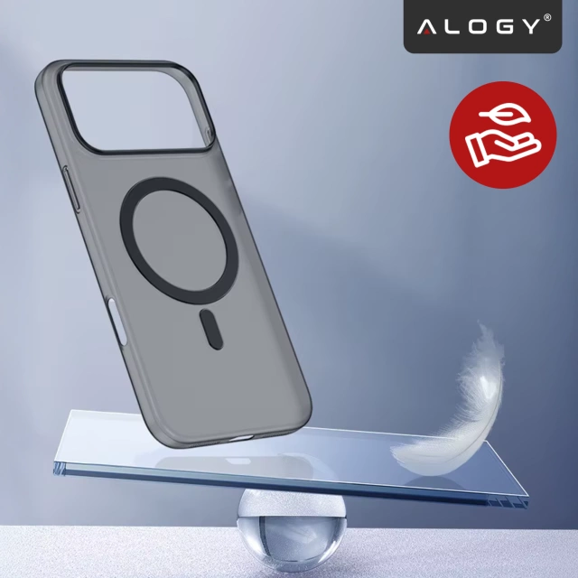 Etui do Apple iPhone 17 Pro Max – matowa obudowa do MagSafe z ochroną obiektywu, smukłe i odporne na zarysowania, idealne dopasowanie – Alogy Skinny MatteCase™ Czarne