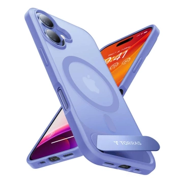 Torras Pstand Series Case für iPhone 16 Blau