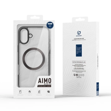 iPhone 16 Plus Dux Ducis Aimo Mag Case mit MagSafe - Schwarz