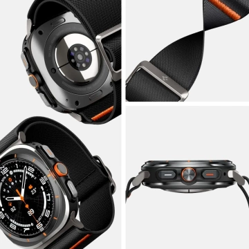 Pasek Spigen Fit Lite Samsung Galaxy Watch Ultra (47 mm) Schwarz