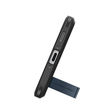 Schutzhülle für Samsung Galaxy A56 5G Spigen Tough Armor Metal Slate Gray