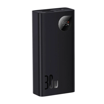 Baseus Adaman2 Powerbank 10000mAh, 2xUSB, USB-C, 30W (schwarz)