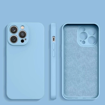 Etui na telefon Silicone Case do Samsung Galaxy A54 5G silikonowy pokrowiec jasnoniebieskie
