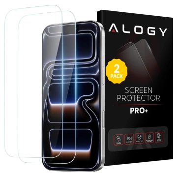 Gehärtetes Glas für Apple iPhone 16 Displayschutzfolie 9H Alogy Heavy Pro™️