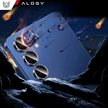 Alogy Lens Protector PRO Schutzhülle Glas für Samsung Galaxy S24 Ultra Kameraabdeckung Objektiv Kameralinsen